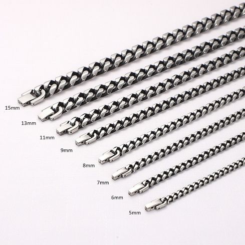 Antique silver Titanium Steel Balinese Bracelet