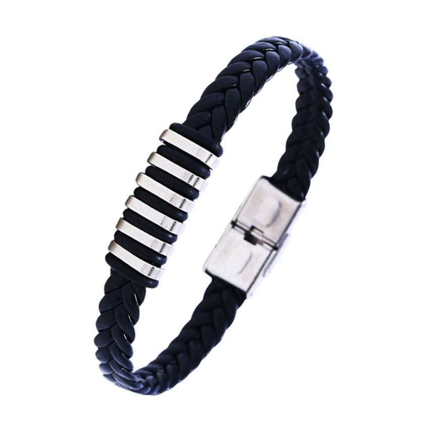 S.Steel Leather Men-c 13g