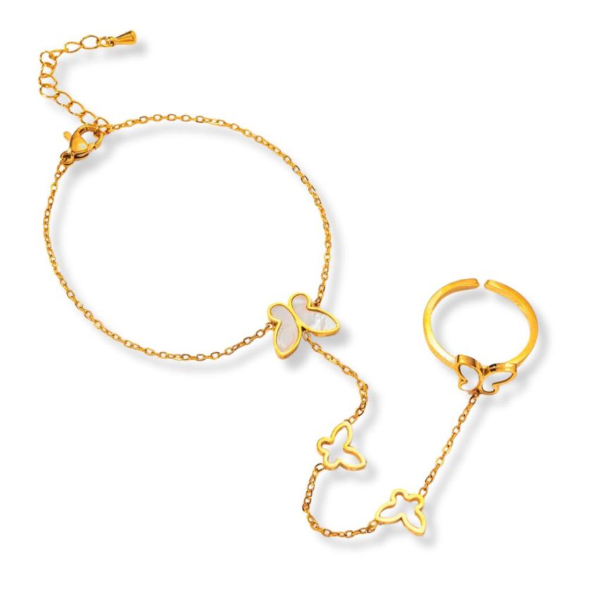 S.Steel Gold Plating Indians Women-c