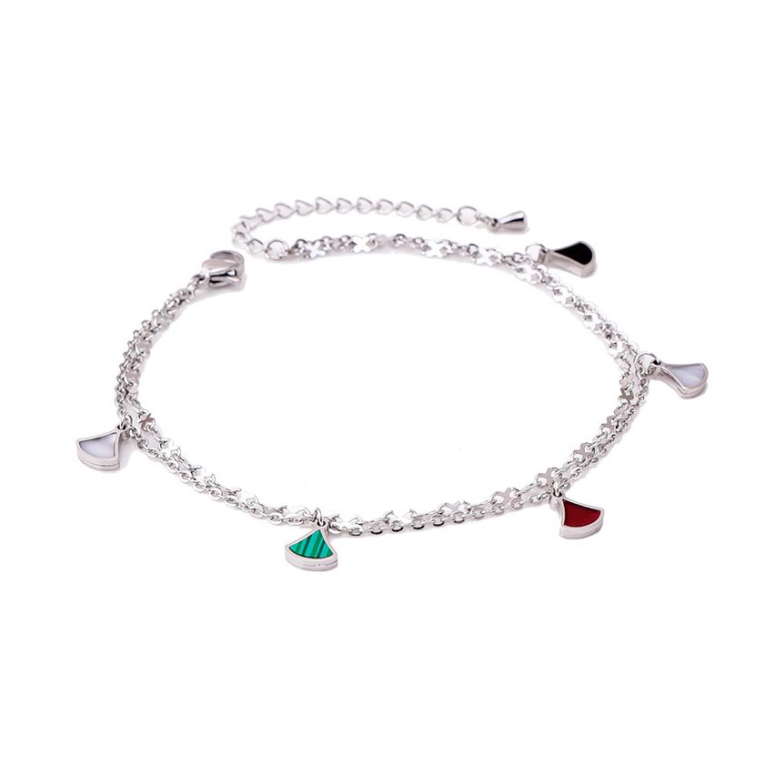 S.Steel Colorfull Anklets Women-c 3.6g