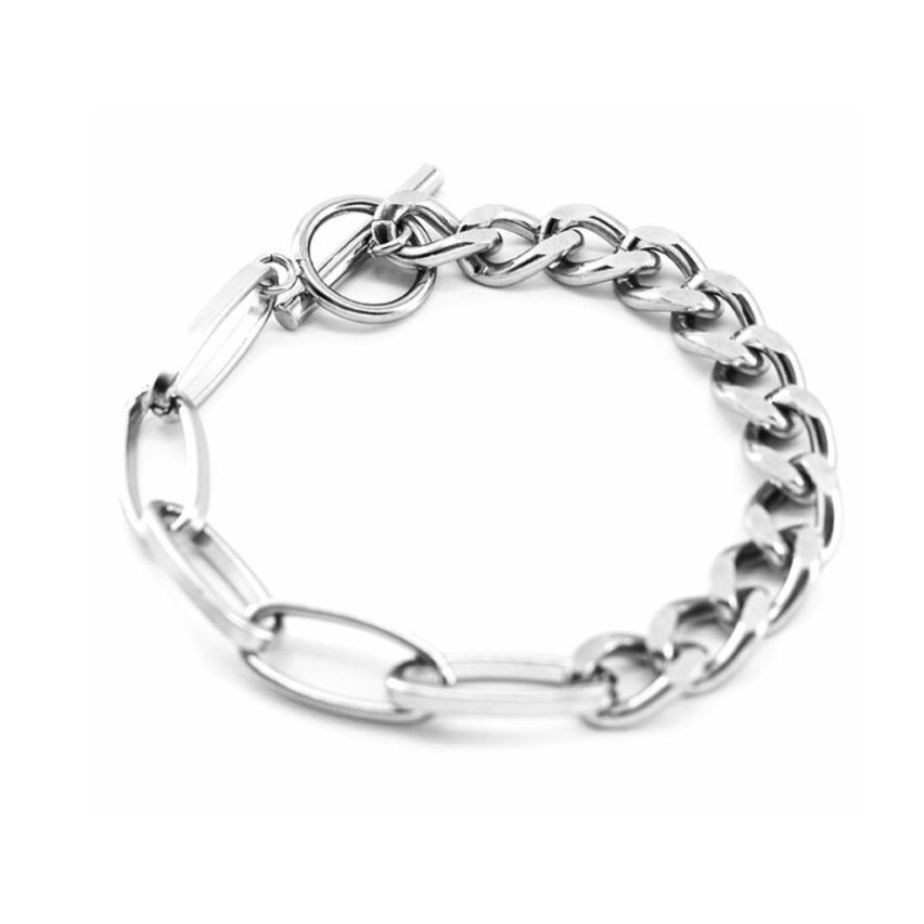 S.Steel Antique silver Urban Men-c 20g