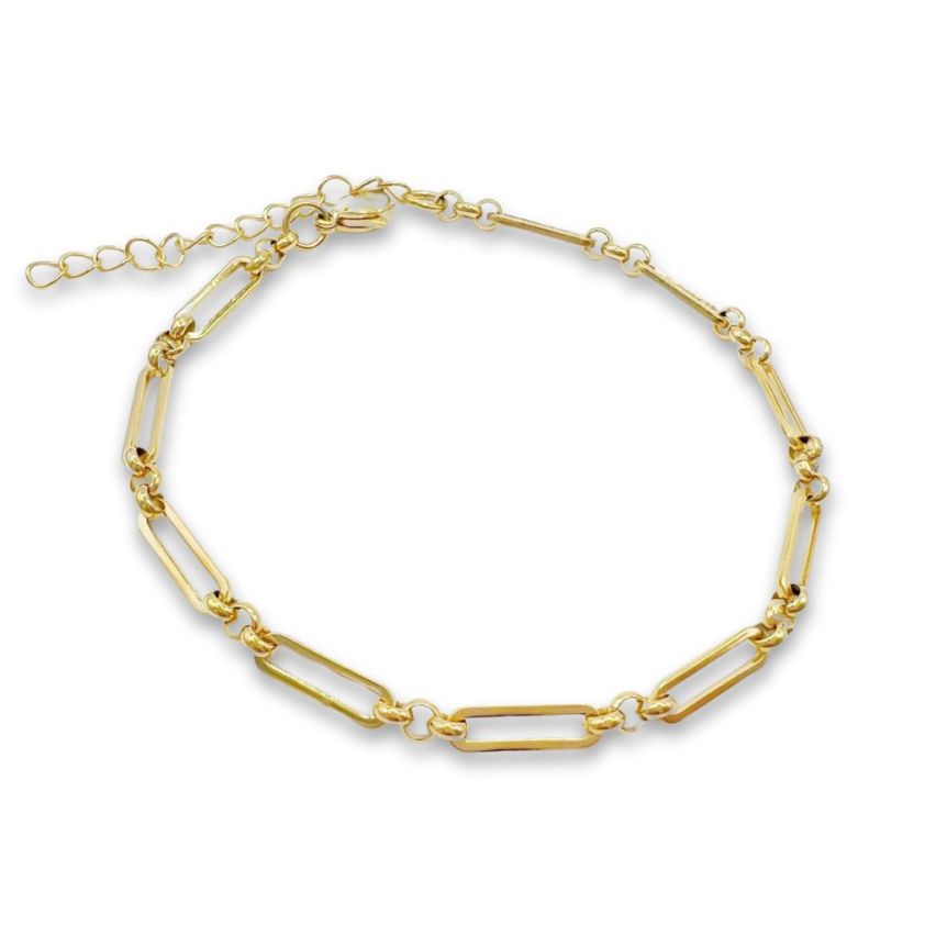 ESSENTIAL Gold Plating S.Steel Anklets Women-c 7g 