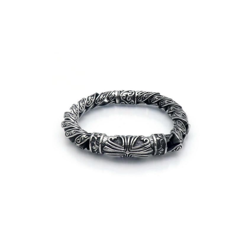 S.Steel Antique silver Balinese Men-c