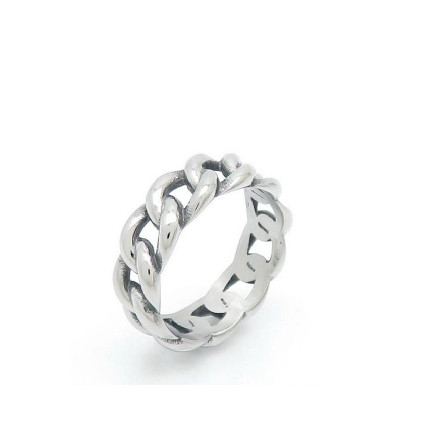 S.Steel Antique silver Balinese Men-c