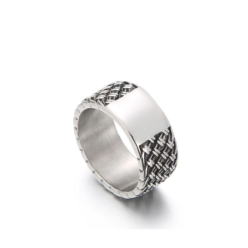 S.Steel Antique silver Balinese Men-c