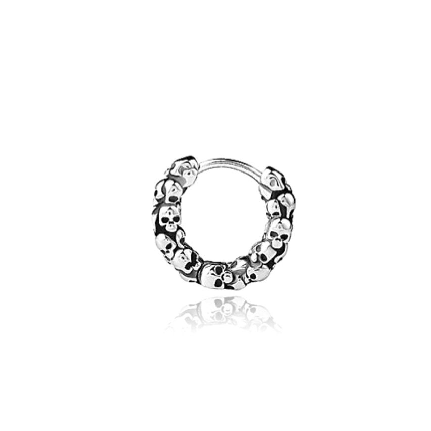 URBAN Antique silver S.Steel Hoop Men-c 
