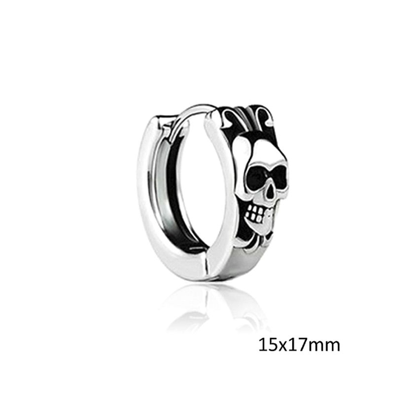 URBAN Antique silver S.Steel Hoop Men-c 
