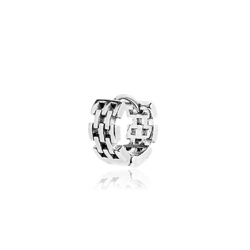 URBAN Antique silver S.Steel Hoop Men-c 