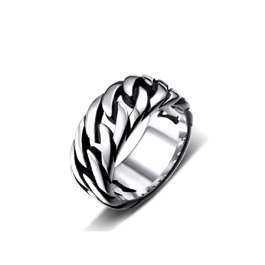 S.Steel Antique silver Urban Men-c