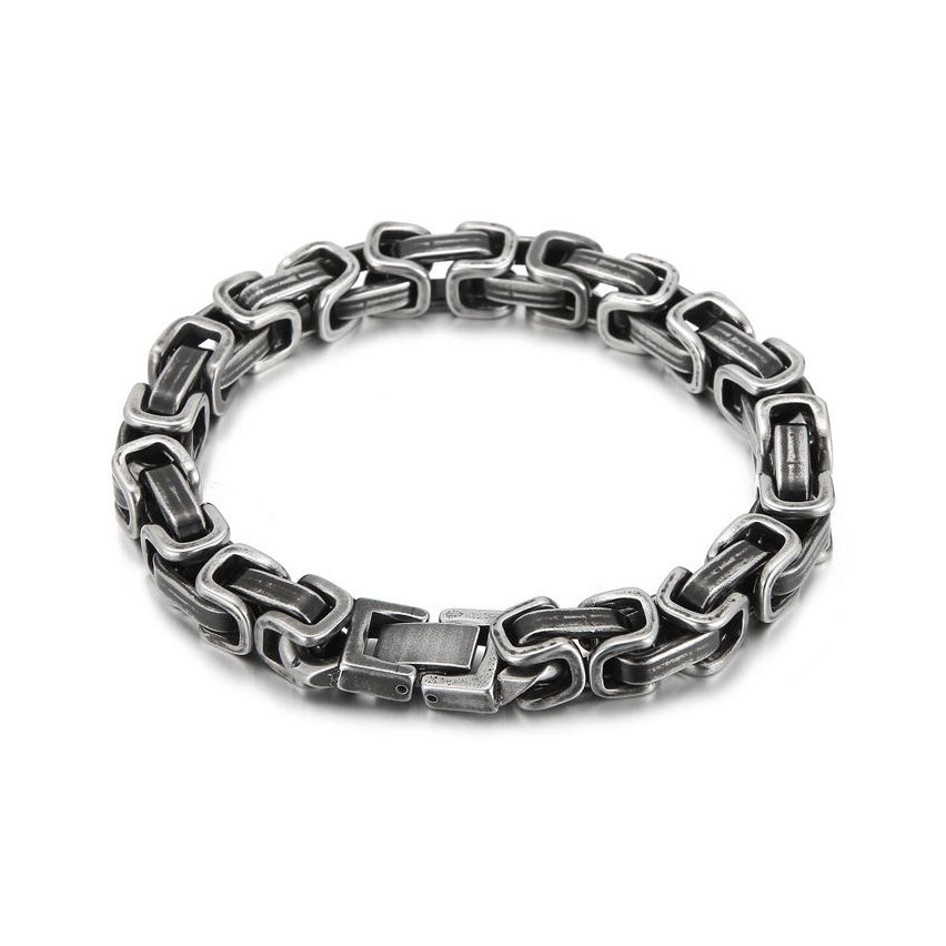 S.Steel Antique silver Balinese Men-c