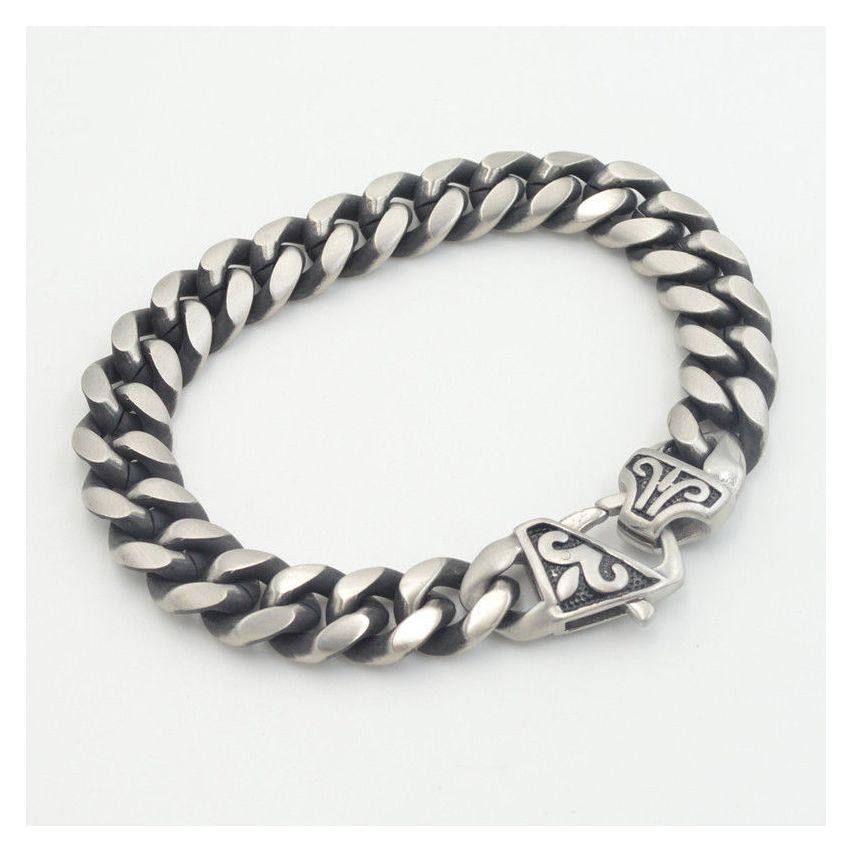 S.Steel Antique silver Balinese Men-c 72g