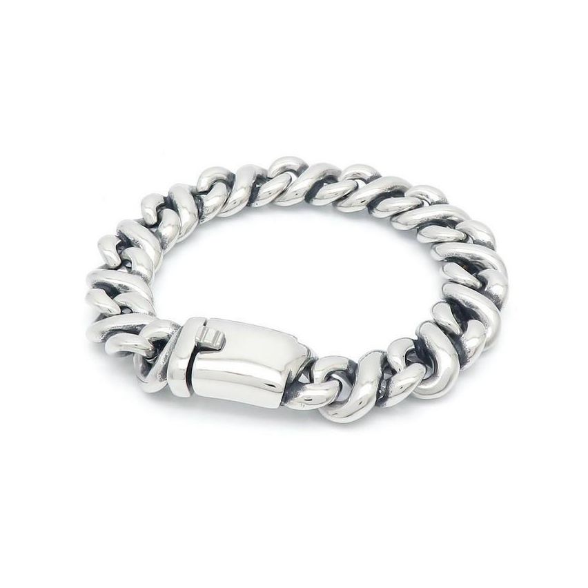 S.Steel Antique silver Balinese Men-c