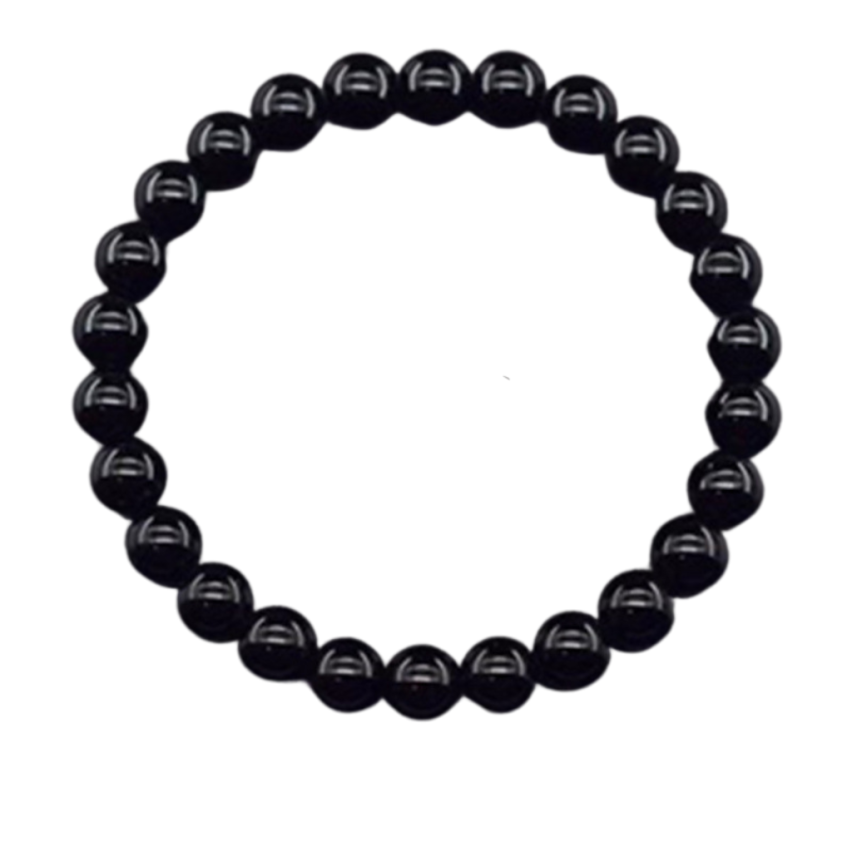 Black Natural Stone Beads Men-c 20g 190x8mm