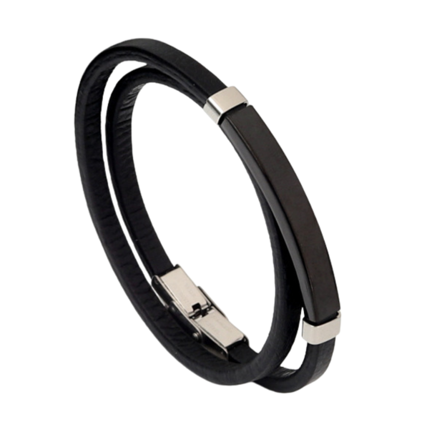 S.Steel Black Plating Silicone With Plate Men-c 10.1g