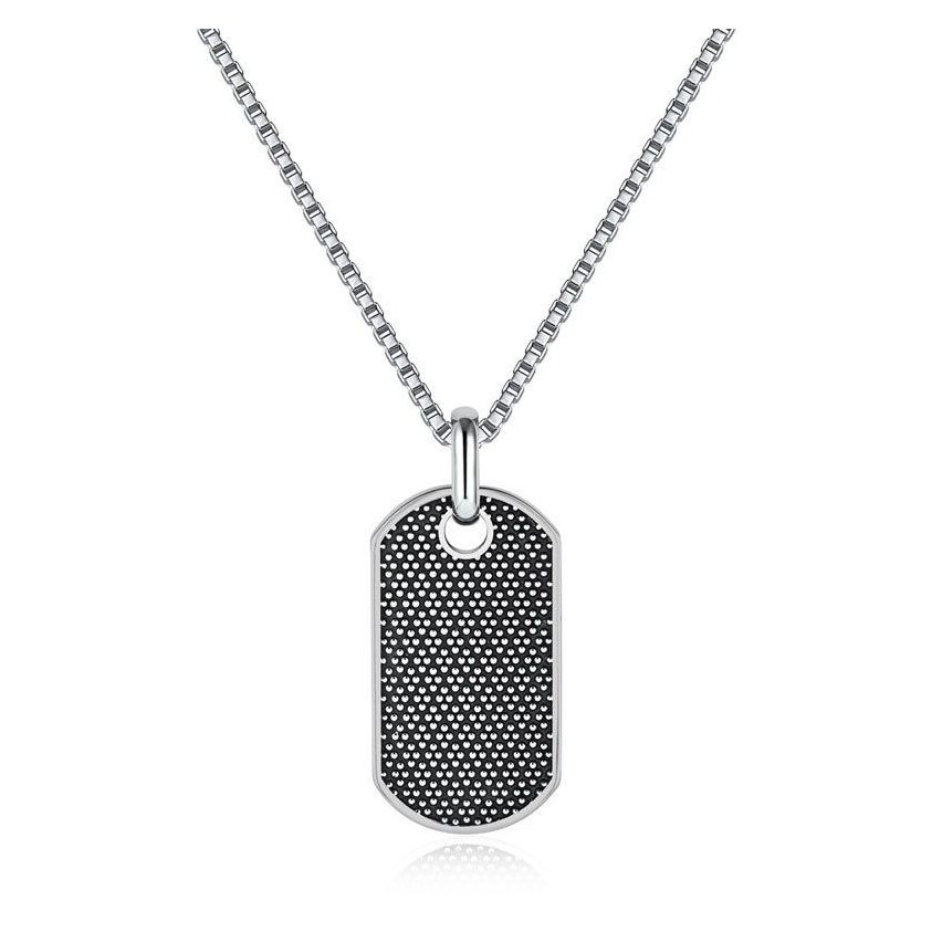 S.Steel Black With Plate Men-c