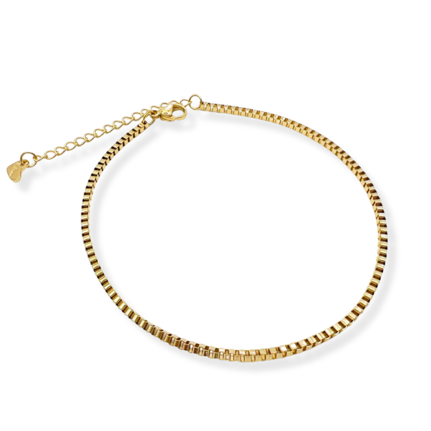 ESSENTIAL Gold Plating S.Steel Anklets Women-c 
