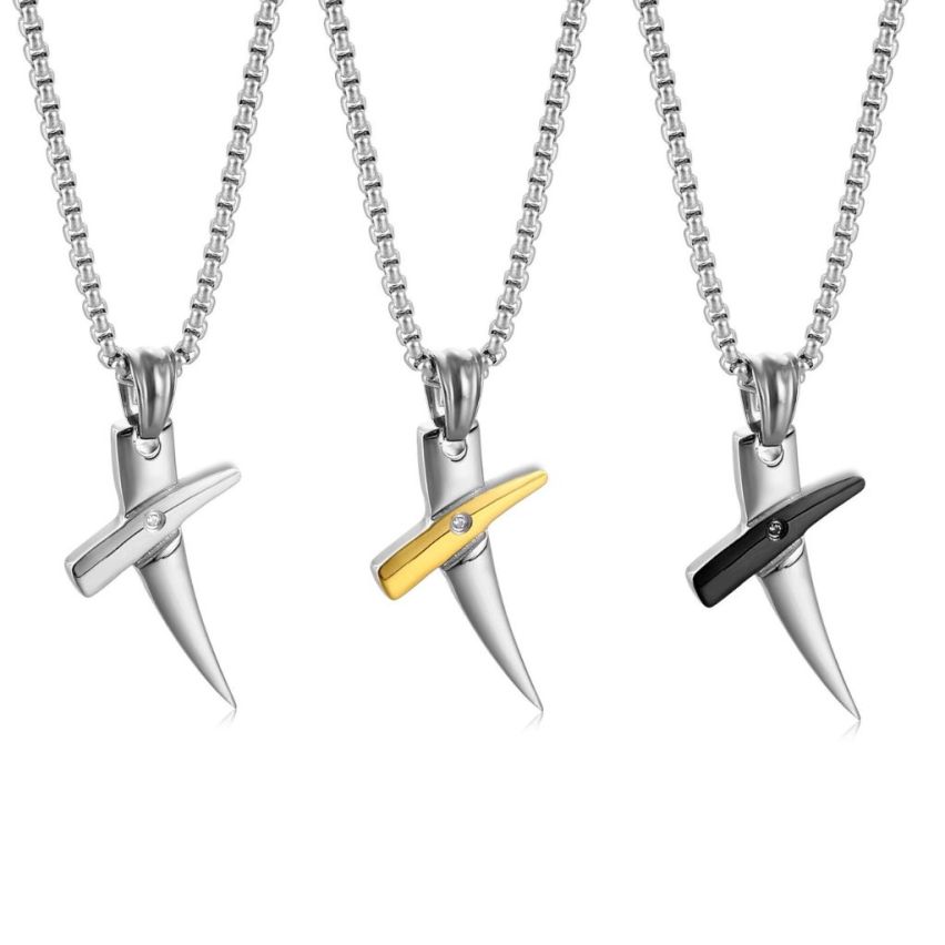 S.Steel Combined Black Cross Men-c 3.1g