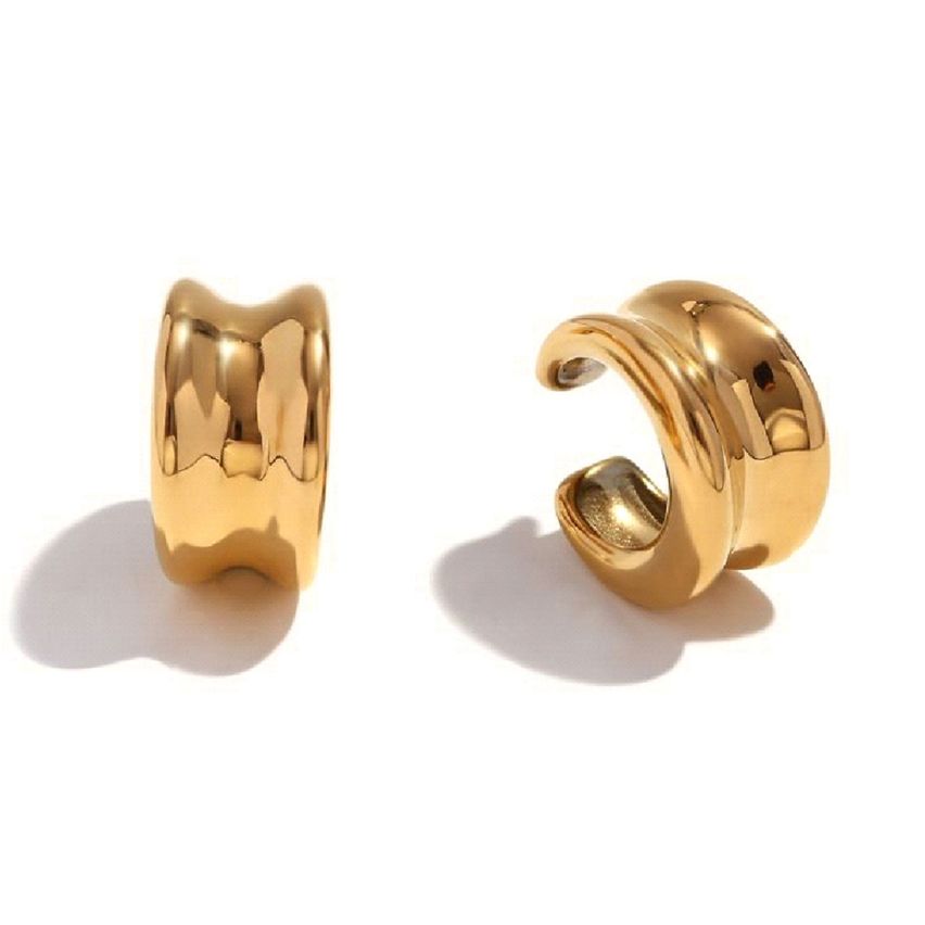 Gold Plating S.Steel Ear cuff Earrings