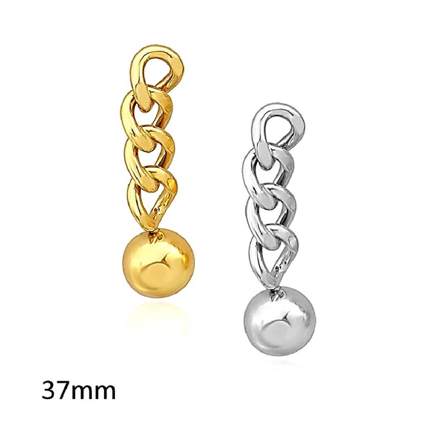 S.Steel Long Earrings