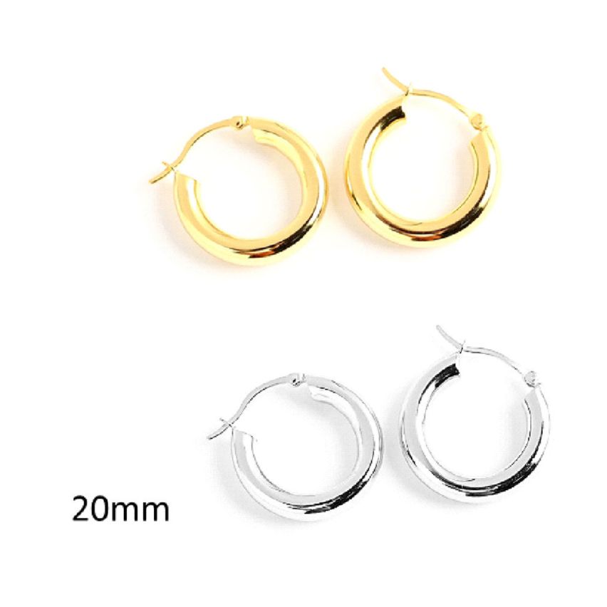S.Steel Hoop (Standard) Earrings
