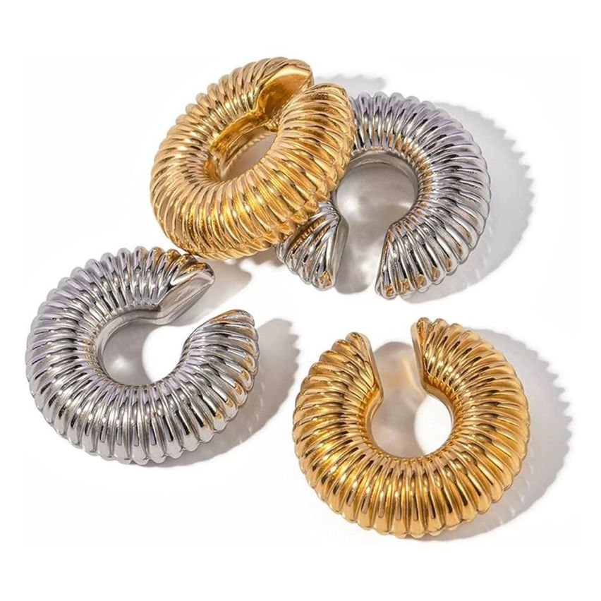 S.Steel Ear cuff Earrings