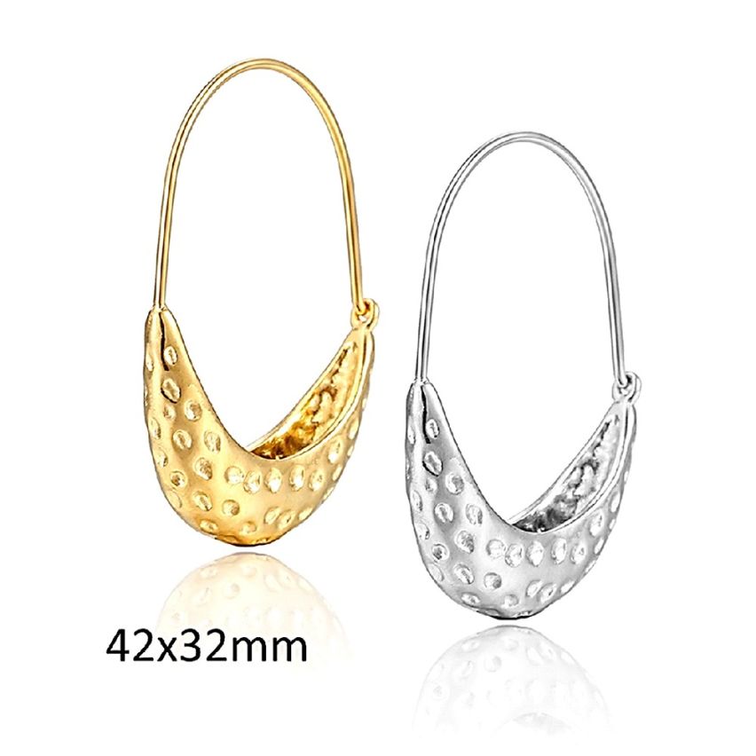 S.Steel Hoop Earrings