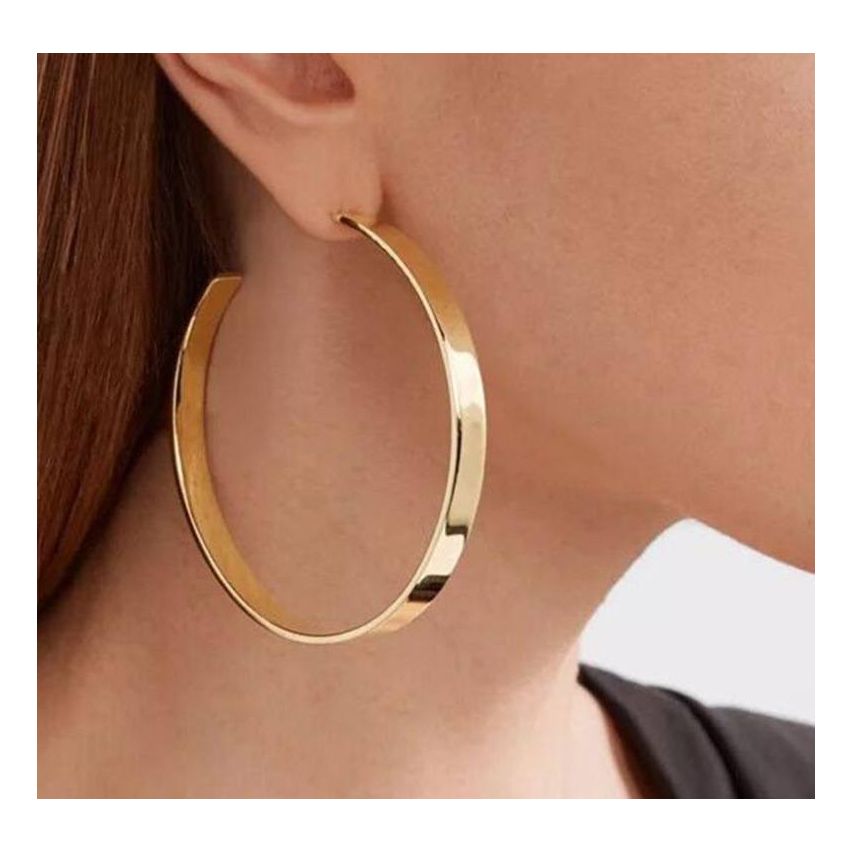 Gold Plating S.Steel Hoop (Standard) Earrings