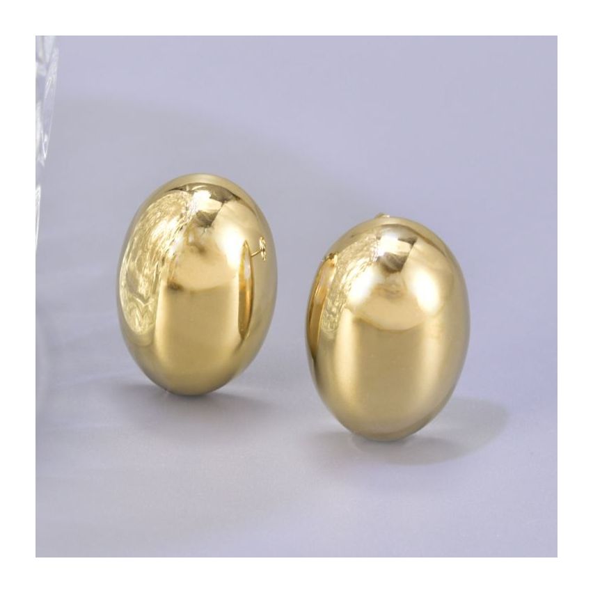 S.Steel Smooth Earrings