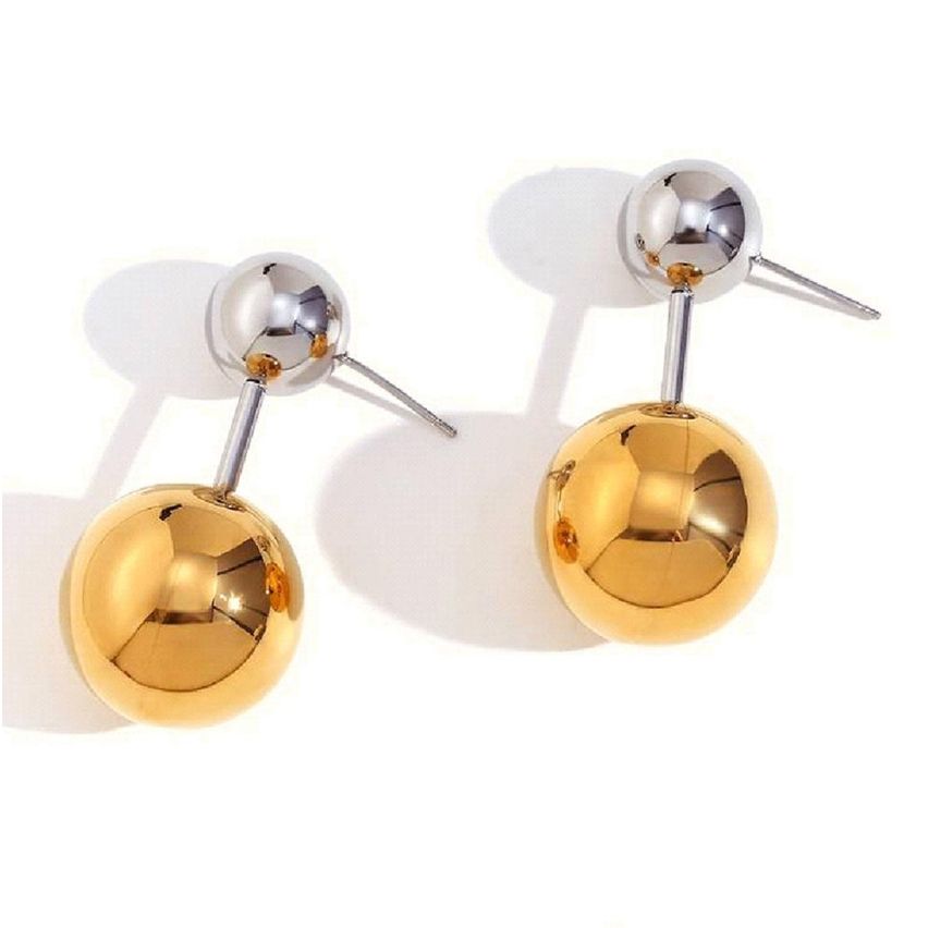 Two plating color  S.Steel Long Earrings