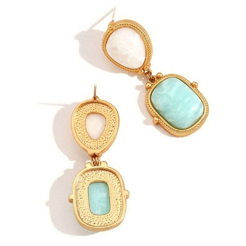 Gold Plating S.Steel Long Earrings