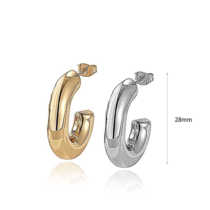 S.Steel Hoop Earrings