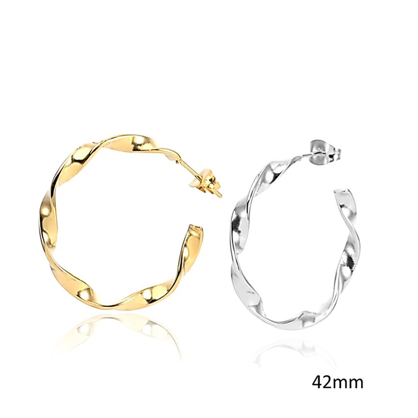 S.Steel Hoop (Standard) Earrings