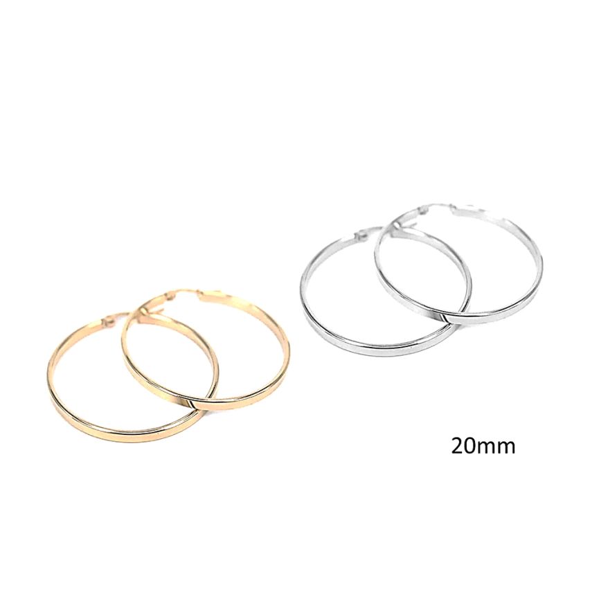 S.Steel Hoop (Standard) Earrings