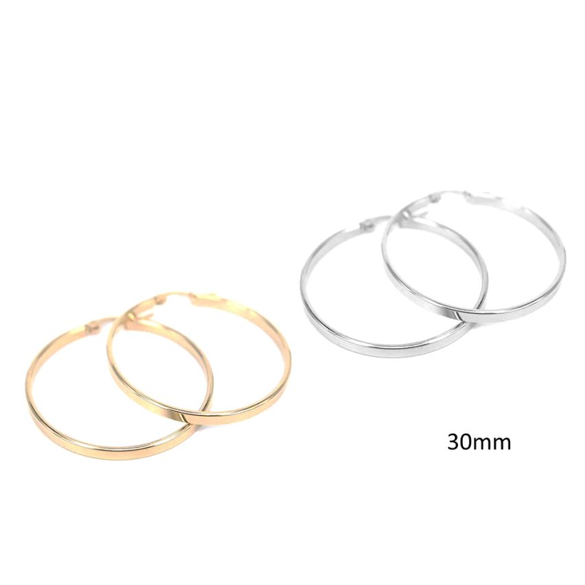 S.Steel Hoop (Standard) Earrings