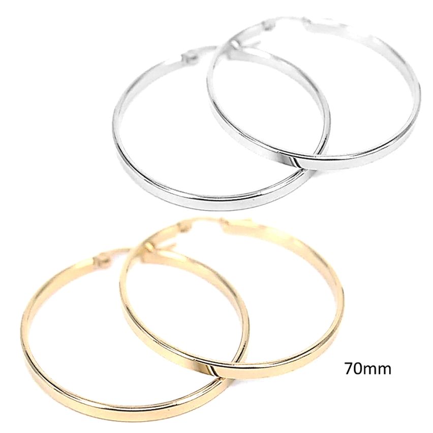 S.Steel Hoop (Standard) Earrings