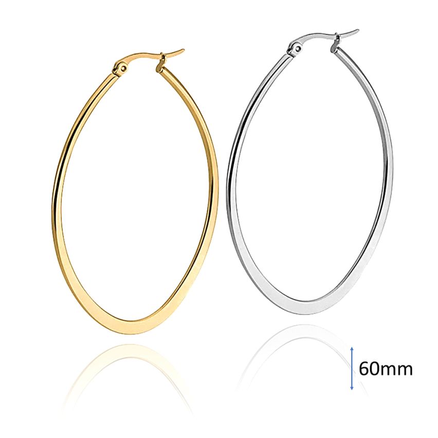 S.Steel Hoop (Standard) Earrings