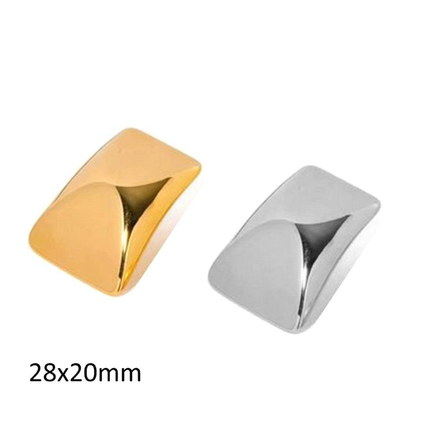 S.Steel Smooth Earrings