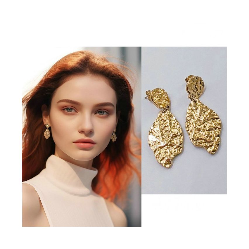 S.Steel Long Earrings
