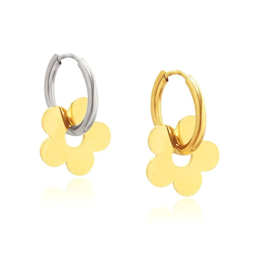 S.Steel Hoop Earrings