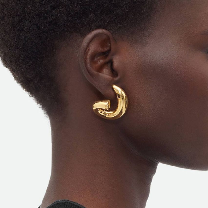 S.Steel Smooth Earrings