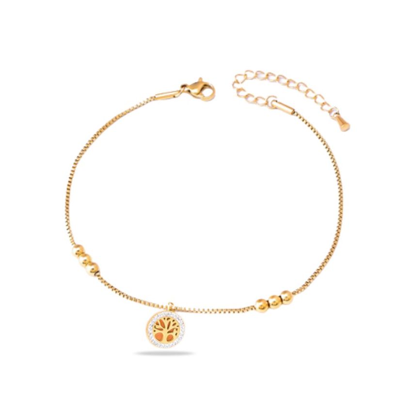 ESSENTIAL Gold Plating S.Steel Anklets Women 