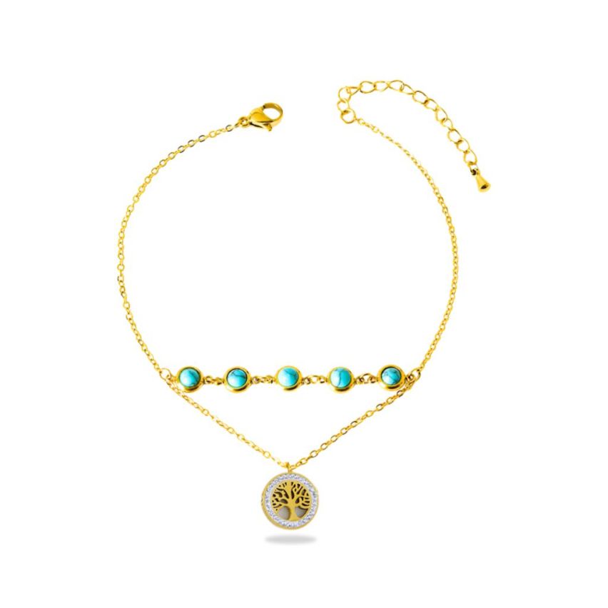 ESSENTIAL Gold Plating S.Steel Anklets Women 