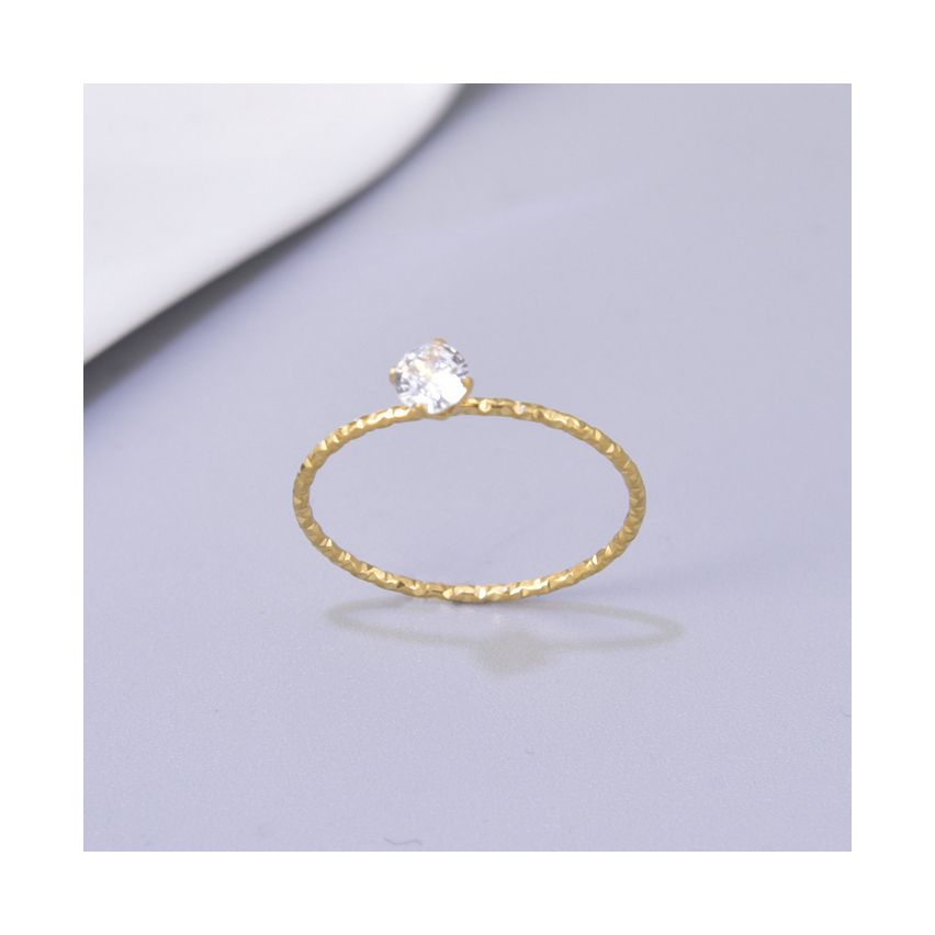 Gold Zircon Interpiece Women-c 