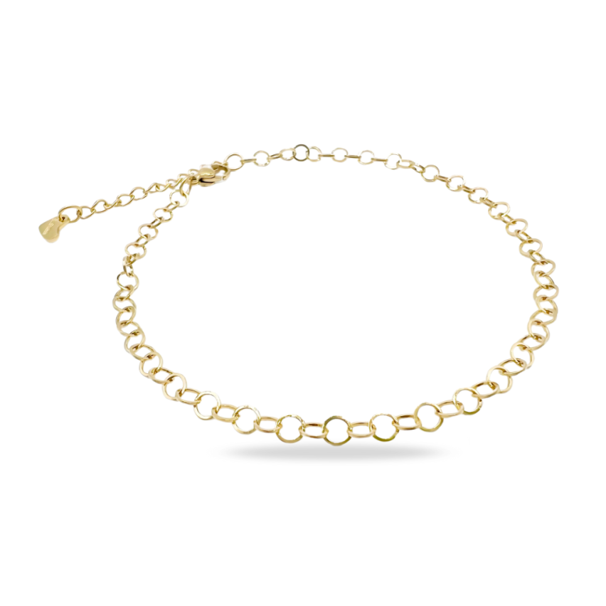 Gold Plating Anklets Women 4g 
