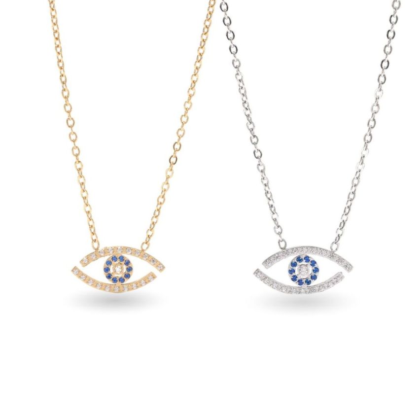 S.Steel Blue marine Zircon Minimalist Women-c