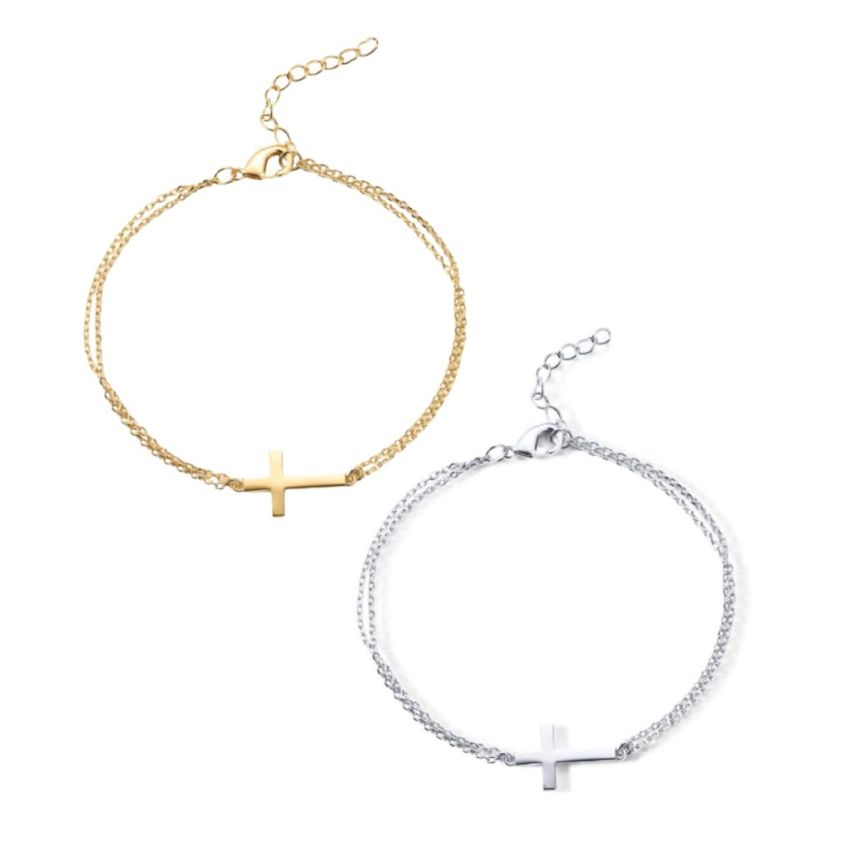 S.Steel Cross Women-c