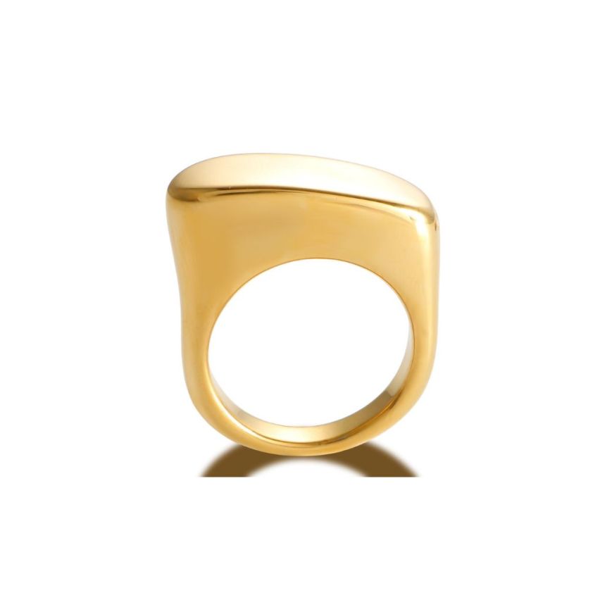 S.Steel Gold Plating Enamel Smooth Women-c EU54 - ES14 - US7