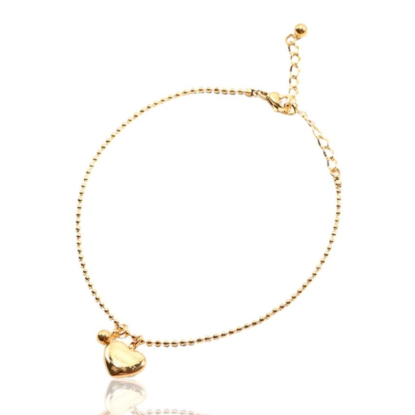 S.Steel Gold Plating Anklets Women-c 4.3g