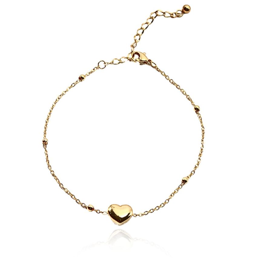 S.Steel Gold Plating Anklets Women-c