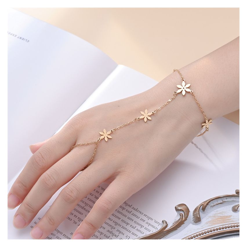 S.Steel Gold Plating Indians Women-c